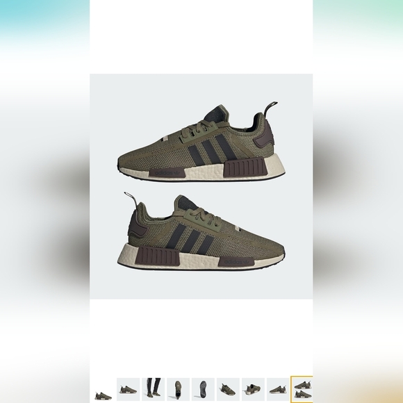 Adidas Mens Olive Green NMD Sneakers EUC - Picture 14 of 16